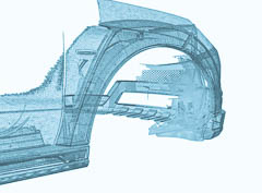 3D Flächenrückführung